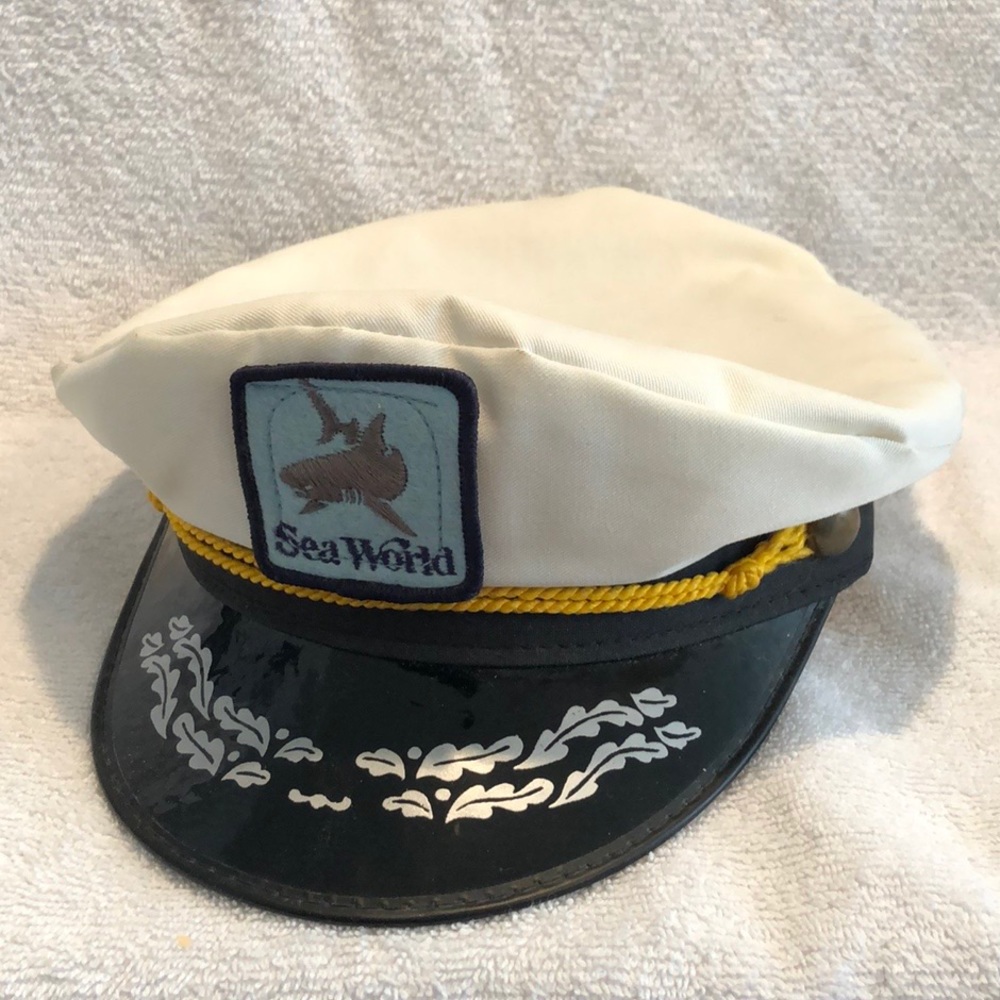 Vintage Adult Sea World Captains hat